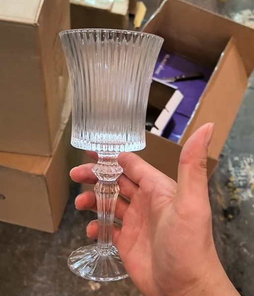 Ly Cocktail Sọc Có Chân 80281 3