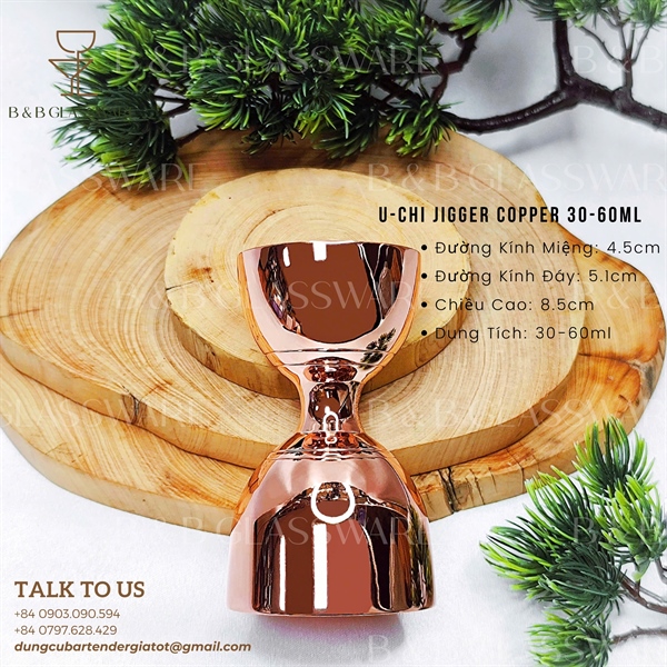 U-Chi Jigger Copper 30-60ml