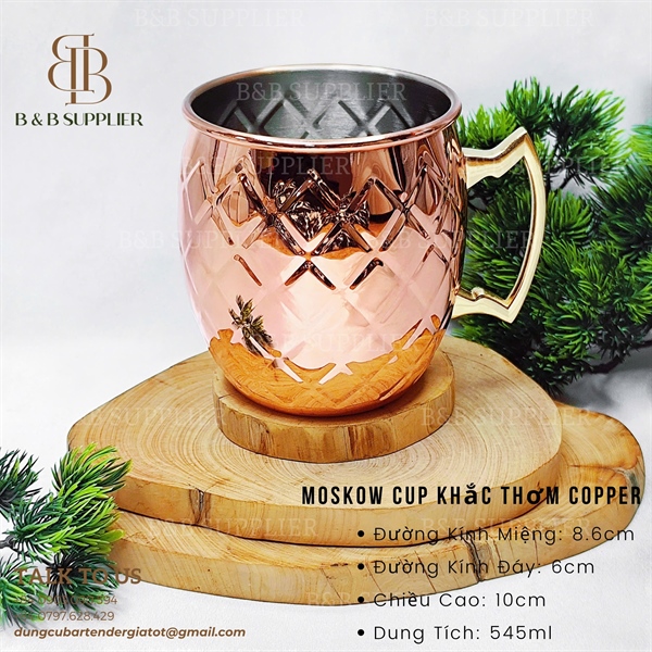 Moskow Cup Khắc Thơm Copper