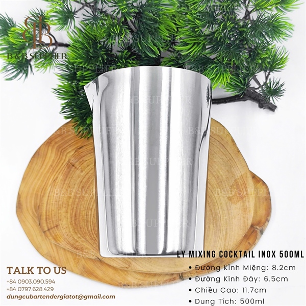 Ly Mixing Cocktail Inox 500ml