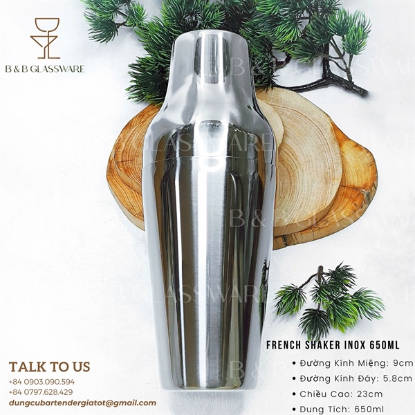 French Shaker Inox 650ml