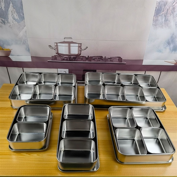 Hộp Inox Chữ Nhật Đựng Gia Vị Đựng Bánh Lạnh 2