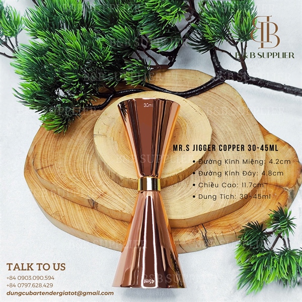 Mr.s Jigger Copper 30-45ml