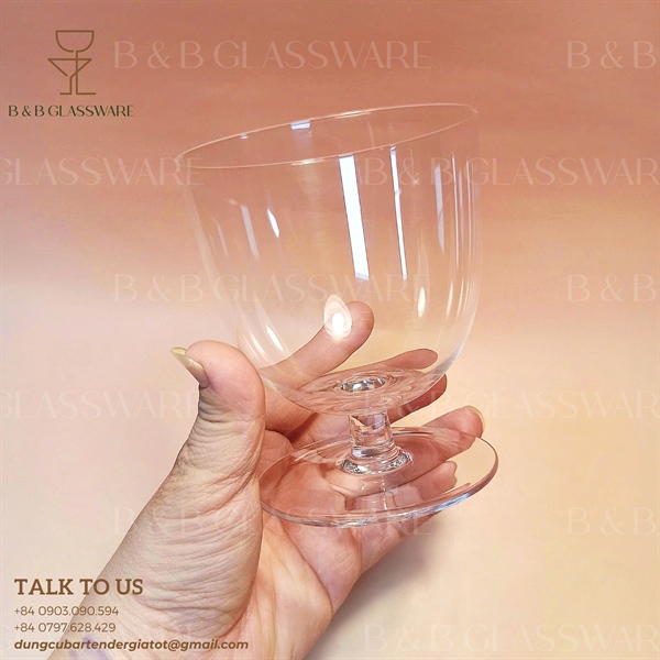 Ly Cocktail Oval Chân Ngắn - ảnh 2