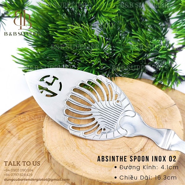 Absinthe Spoon Inox/ Muỗng Absinthe Inox 3