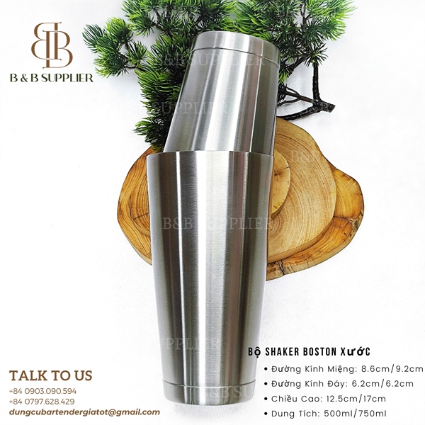 Bộ Shaker Boston Xước