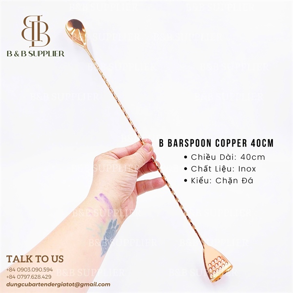 B Barspoon Copper 40cm 3