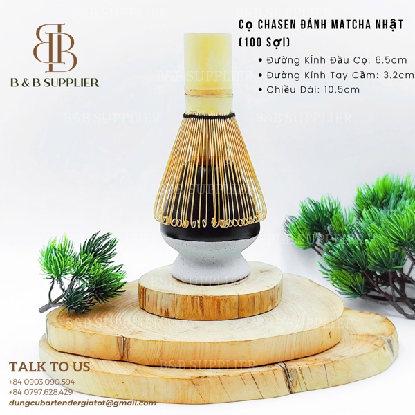 Cọ Chasen Đánh Matcha Nhật (100 Sợi) 4