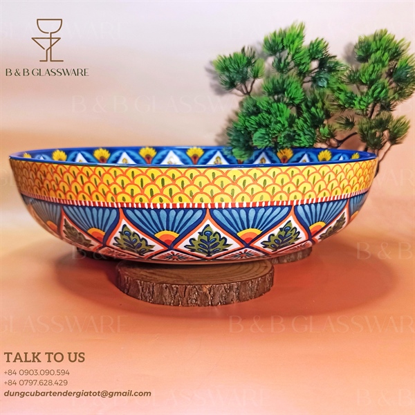 Bowl Sứ Cocktail Xanh - ảnh 2