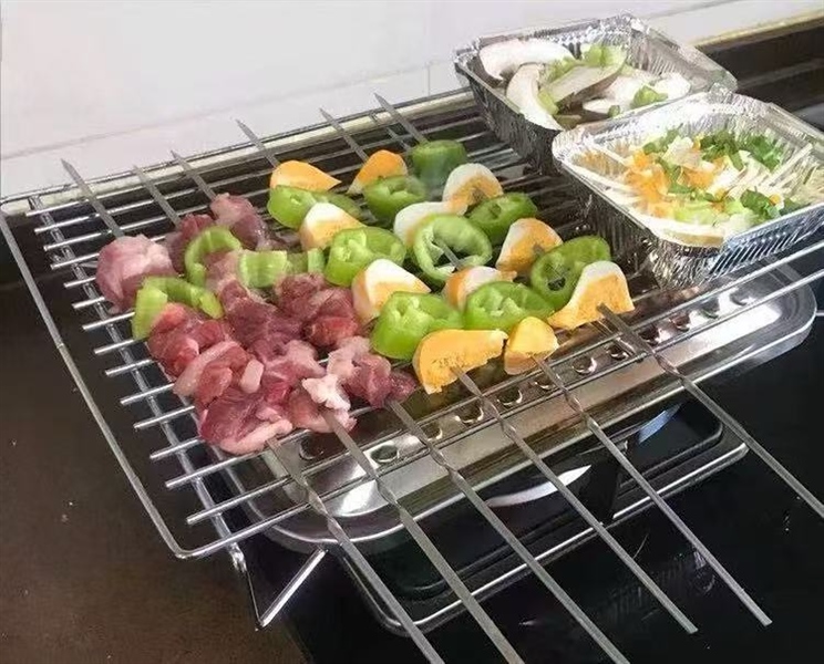 Que Thân Tròn xIên Thịt Nướng Dày 3
