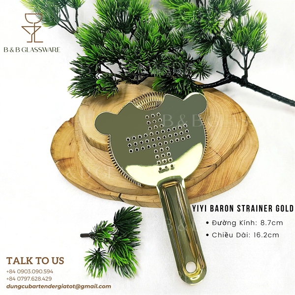 Yiyi Baron Strainer Gold - ảnh 2