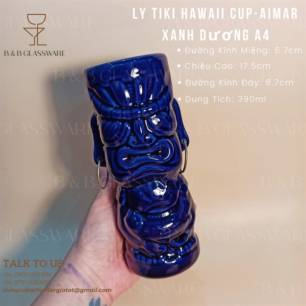 Ly Sứ Tiki Hawaii Cup - Aimar Xanh Dương A4 - ảnh 2