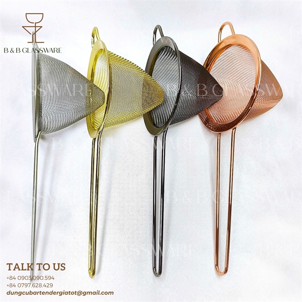 Fine Strainer Gold 9cm Lưới Sâu 5