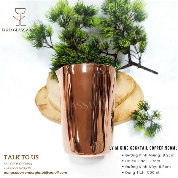 Ly Mixing Cocktail Copper 500ml