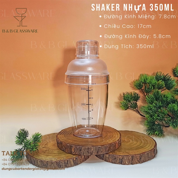 Shaker Nhựa 350ml