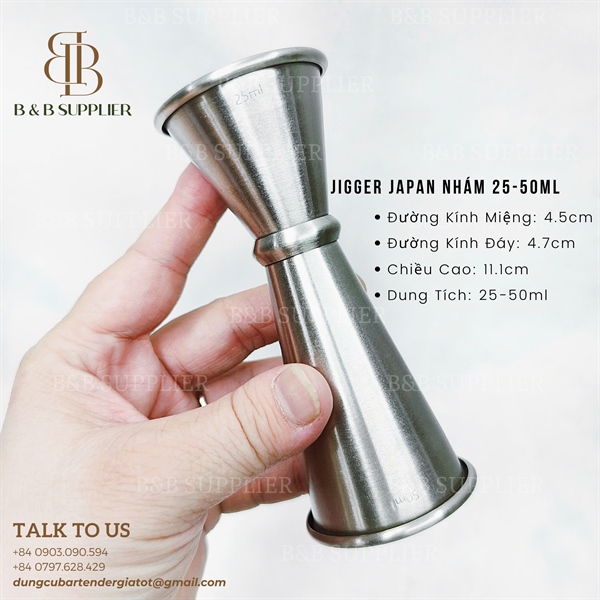 Jigger Japan Nhám 25-50ml 3