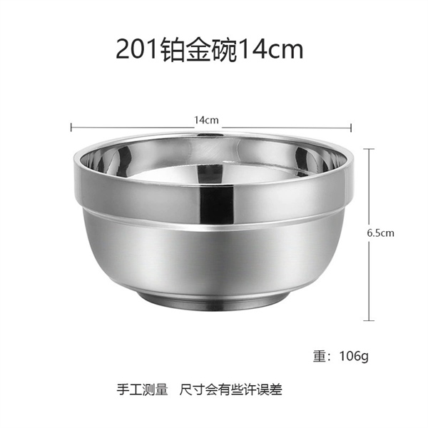 Tô Chén Inox 201 Gia Dụng Quán Ăn
