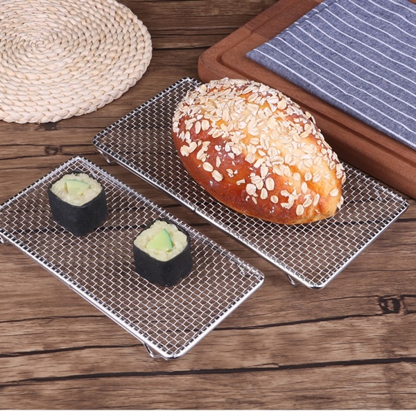 Vỉ Nướng 304 Hình Chữ Nhật Hình Vuông Gợn Sóng - ảnh 2