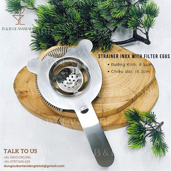 Strainer Inox With Filter Eggs - ảnh 2