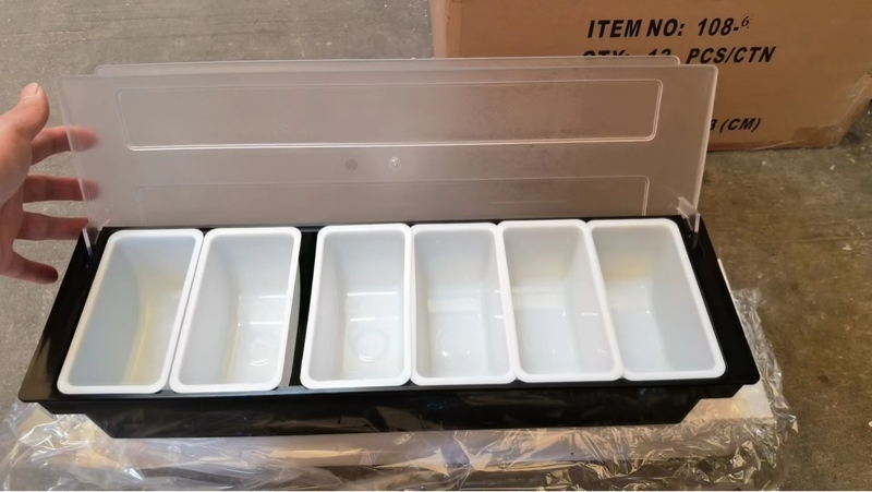 6-Box Decor Tray / Khay Gia Vị 6 Ngăn 4
