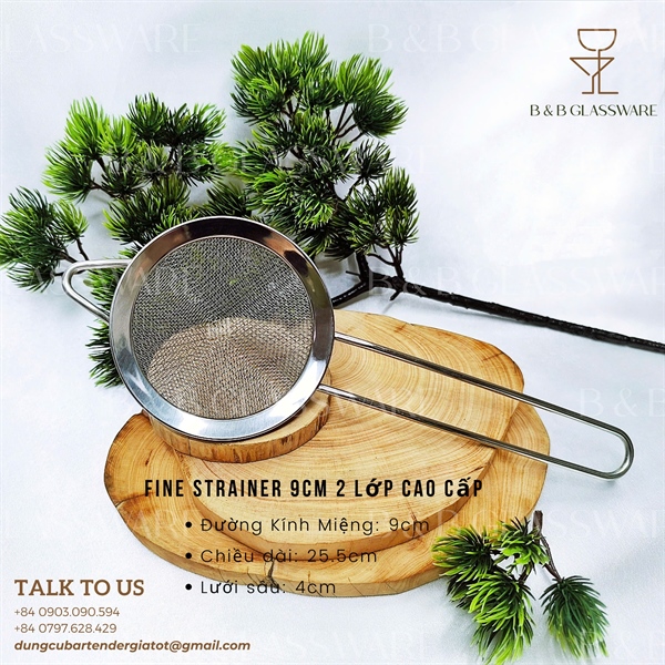 Fine Strainer 9cm 2 Lớp Cao Cấp