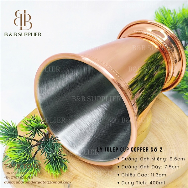 Ly Julep Cup Copper Số 2 - ảnh 2