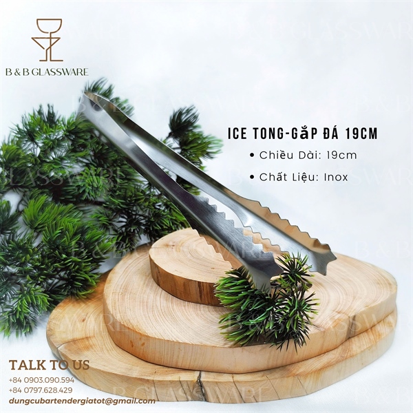Ice Tong / Gắp Đá 19cm