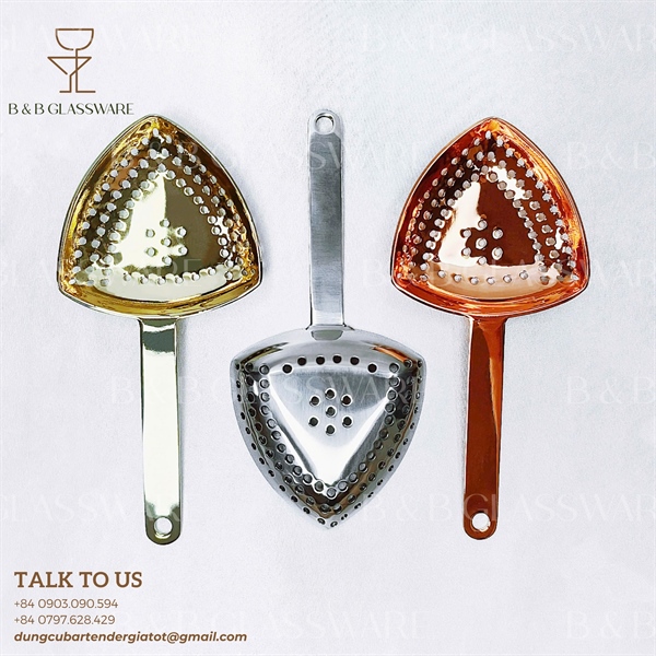 Julep Strainer Triangle Gold 5