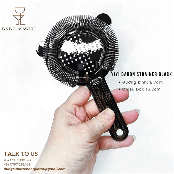 Yiyi Baron Strainer Black 3