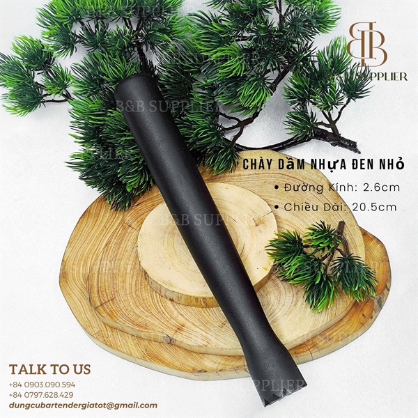 Chày Dầm Nhựa Đen Nhỏ