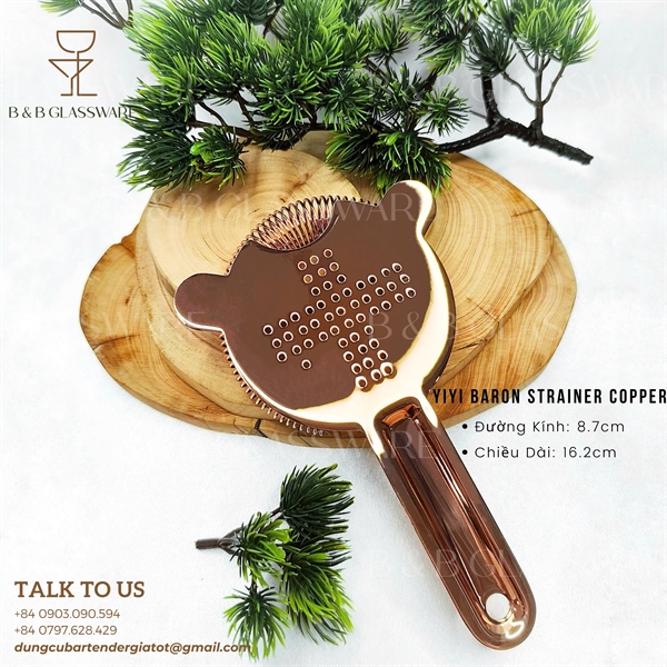 Yiyi Baron Strainer Copper - ảnh 2