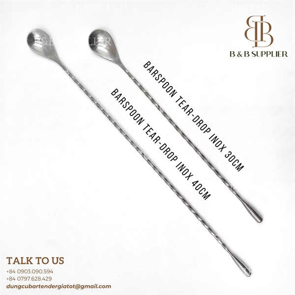 Barspoon Tear-Drop Inox 30cm 5