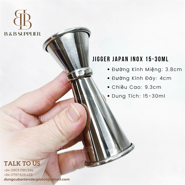 Jigger Japan Inox 15-30ml 3