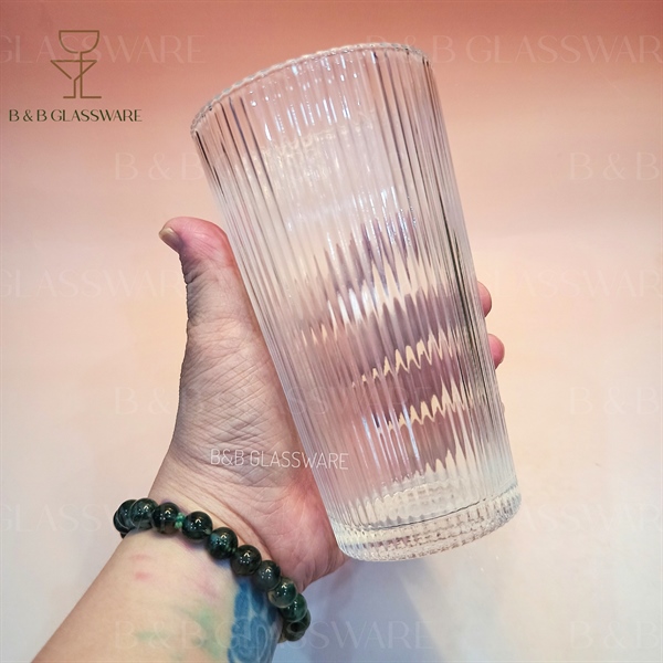 Ly Highball Tumbler Sọc K.0051-4 H200 - ảnh 2