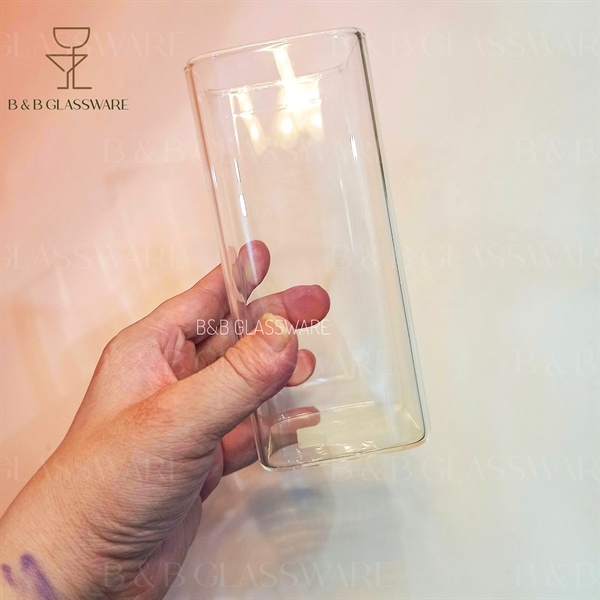 Ly Highball Vuông 370ml Không Logo - ảnh 2