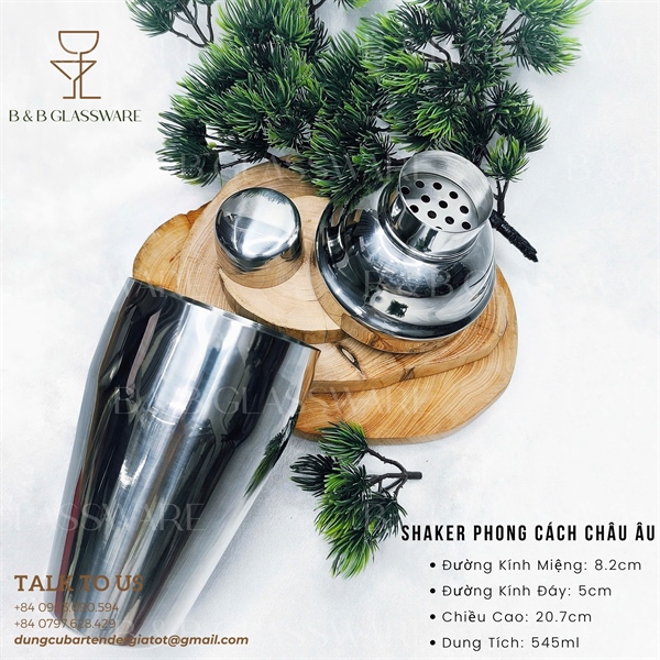 Shaker Phong Cách Châu Âu 3