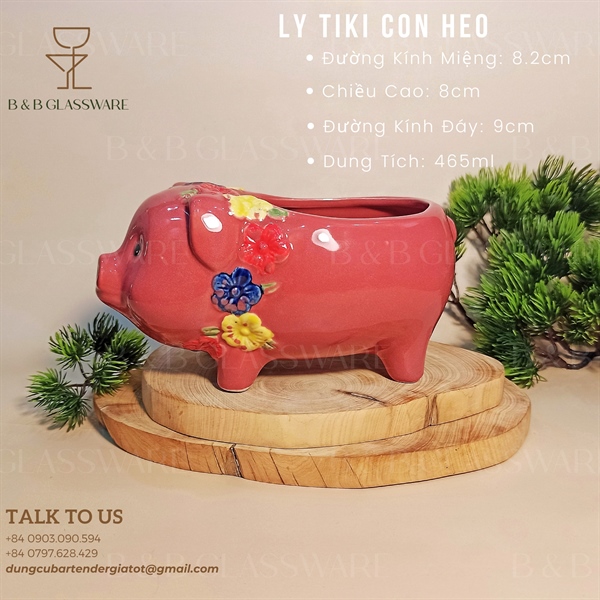 Ly Sứ Tiki Con Heo - ảnh 2