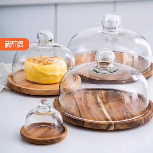 Lồng Chụp Đế Gỗ