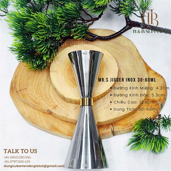 Mr.s Jigger Inox 30-60ml