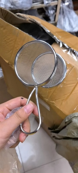 Rổ Chiên Khoai Tây Trụ Tròn Màu Inox 9cm 4