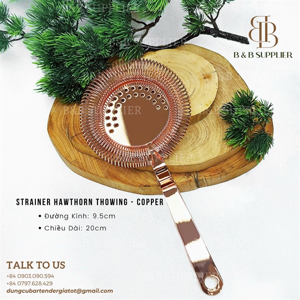 Strainer Hawthorn Thowing - Copper