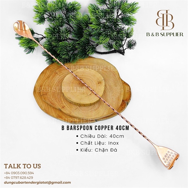 B Barspoon Copper 40cm
